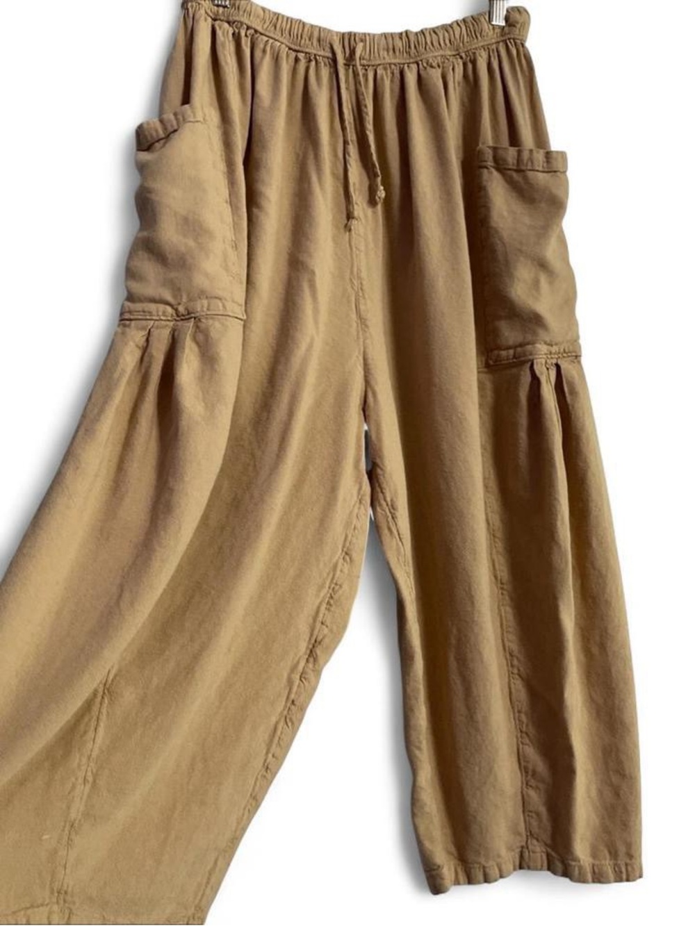 Free People Quinn Pants in Oat Bran Taupe Small - Picture 6 of 10